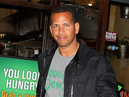 Alex Rodriguez Gets Help with His Luggage at LAX