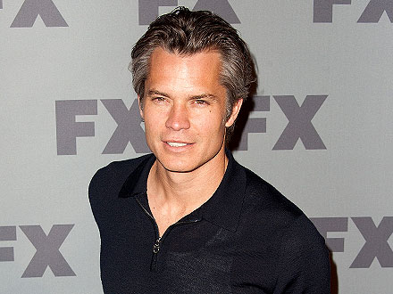 Timothy Olyphant & Charlie Sheen Attend a Bowling Party in N.Y.C.