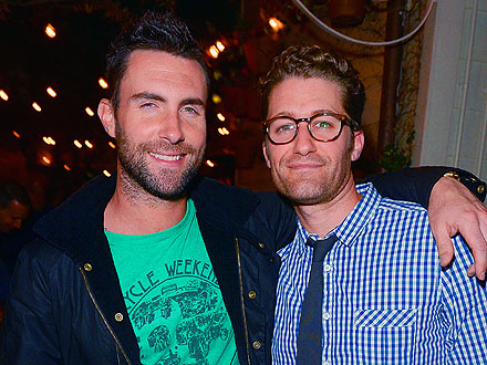 Adam Levine Has a Guys' Night – with Matthew Morrison & Cash Warren – to Celebrate His Details Cover