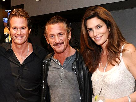 Sean Penn Parties with Cindy Crawford & Friends Way Past Midnight
