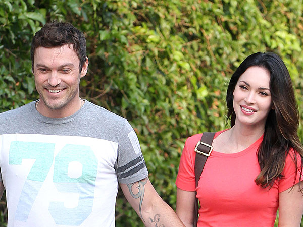 Megan Fox & Brian Austin Green Enjoy Mexican Food in L.A.