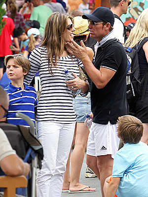 Elizabeth Hurley & Shane Warne Take Their Kids on a Wild Ride | Elizabeth Hurley