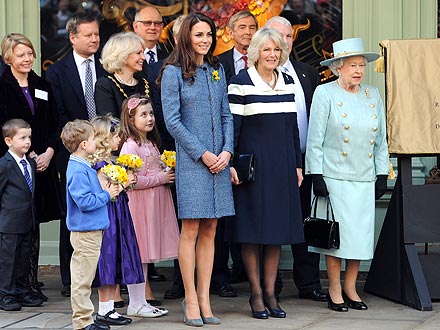 Kate's Tea Party with the Queen and Camilla: Chocolates & Dog Biscuits