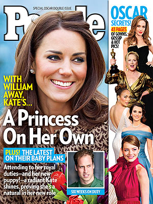 Prince William Travels for Work, Kate Steps Out for Charity