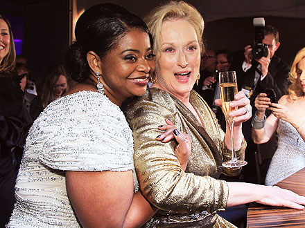 Oscar Winners 2012: Meryl Streep, Octavia Spencer Oscars Afterparty