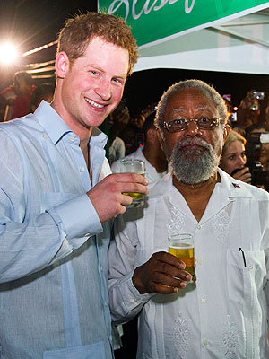 Prince Harry Belize Visit: He Tastes Rum