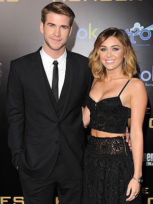 Hunger Games Premiere - Liam Hemsworth Talks about Miley Cyrus