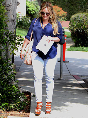 Hilary Duff Steps Out Post-Baby