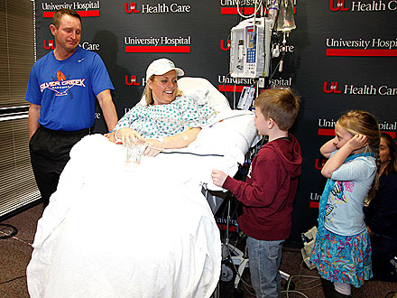 Stephanie Decker Home from Hospital
