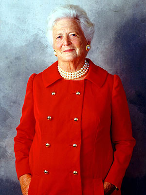 Barbara Bush Hospitalized for Respiratory Illness