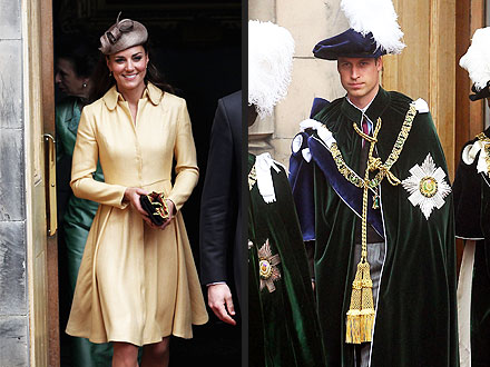 Prince William Knighted in Scotland; Kate Middleton Attends the Ceremony
