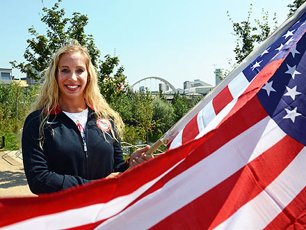 Opening Ceremony London 2012, Olympics 2012, Mariel Zagunis