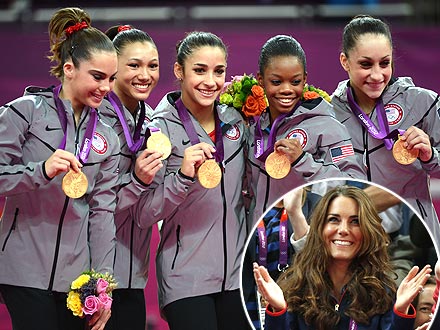 Kate Gives U.S. Gymnasts a Thrill