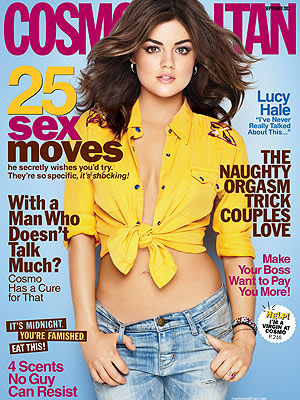 Lucy Hale, Pretty Little Liars, Food Struggle in Cosmopolitan