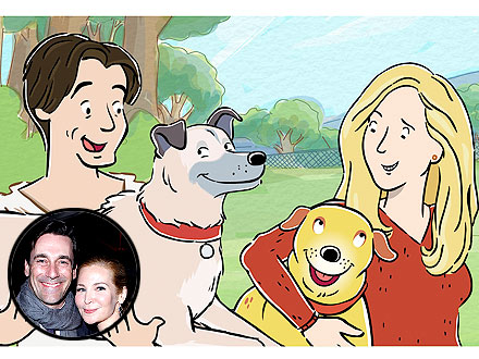 Jon Hamm, Jennifer Westfeldt to Guest-Star on Martha Speaks