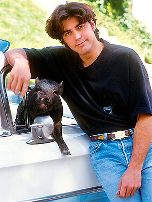 George Clooney: My Pig Made Me Laugh