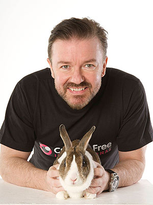 Ricky Gervais: End Cosmetic Testing on Animals