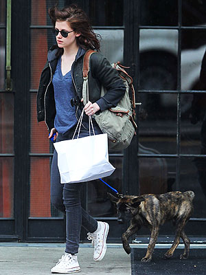 Kristen Stewart on Dogs Bernie, Bear