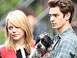Stars and Their Pets: Emma Stone & Andrew Garfield Pup It Up | Andrew Garfield, Emma Stone