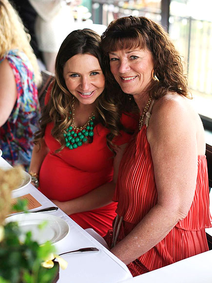 Beverley Mitchell's Chic & Cheery Baby Shower