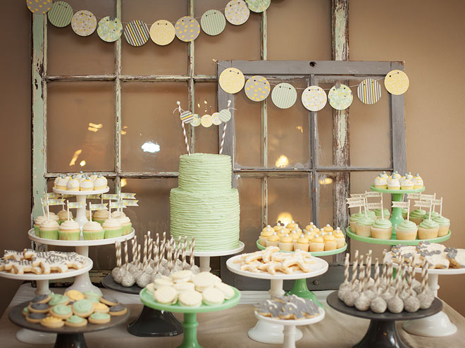 Jason & Molly Mesnick's Chic & Sweet Baby Shower