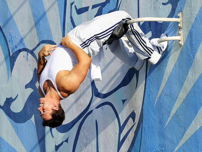 Action! Hollywood Hunks Get Physical
