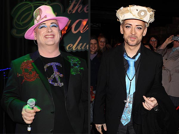 Boy George Shows Off Dramatic Weight Loss in London
