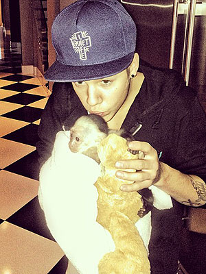 Justin Bieber's Monkey Mally Confiscated by German Officials