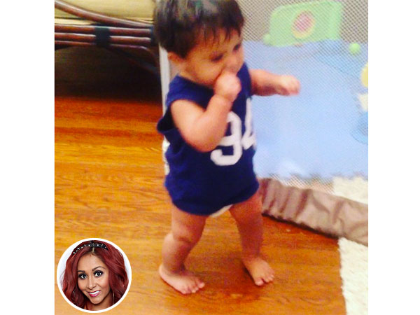 Nicole 'Snooki' Polizzi's Son Takes His First Steps