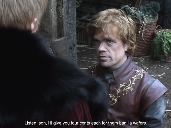 Game of Thrones Recast as a Screwball Comedy and More of the Most Important Random Things Online