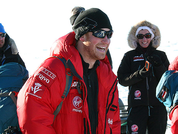 Prince Harry Makes Jokes on a Phone Call from the South Pole