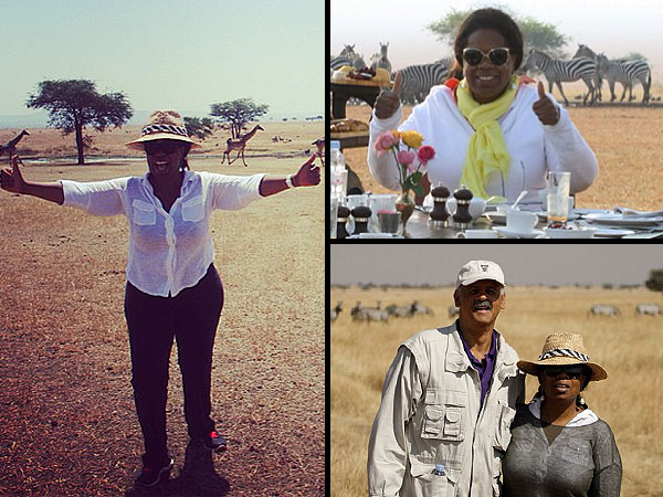 Oprah Winfrey Travels to the Serengeti: Photos
