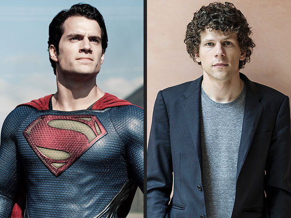 Jesse Eisenberg to Play Lex Luthor in Batman-Superman Man of Steel Sequel