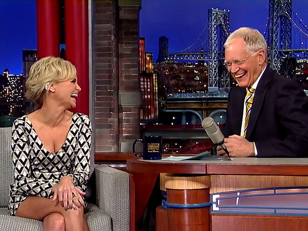 Kristen Chenoweth Pranked By David Letterman On Late Show Peoplecom.