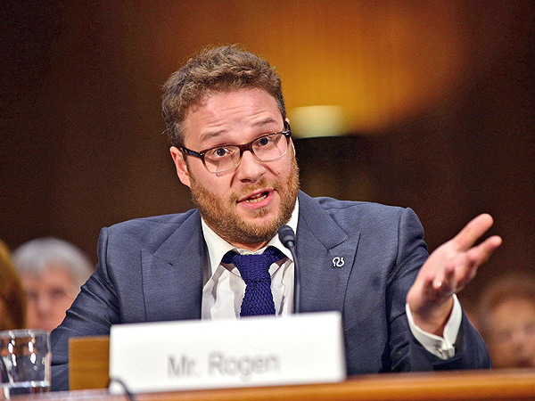 Seth Rogen Visits Congress to Ask for Alzheimer's Support