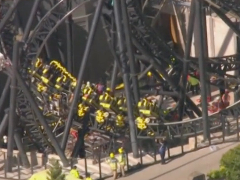 Alton Towers RollerCoaster Crash 4 Badly Injured