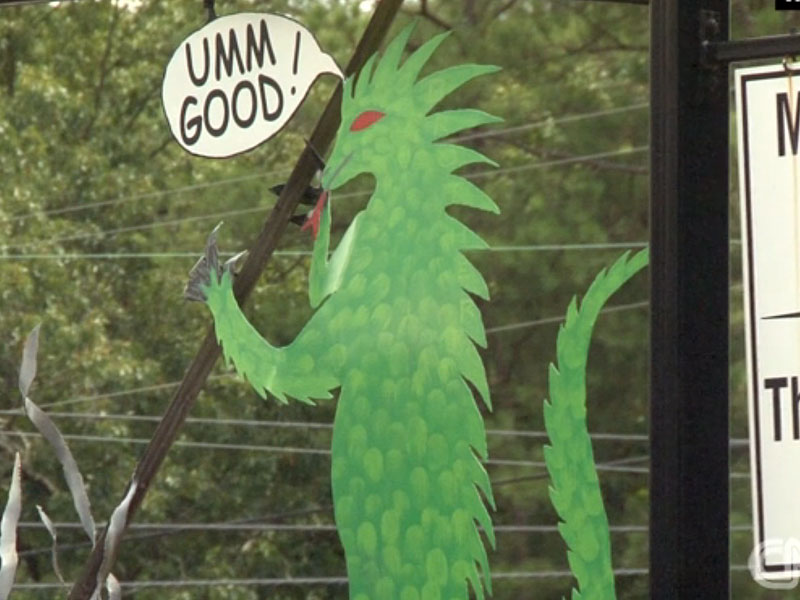 Lizard Man Stalks South Carolina Town