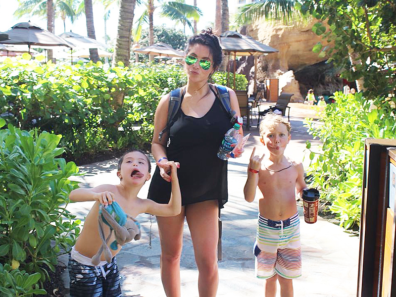 Bristol Palin Enjoys Fun in the Sun with Son Tripp