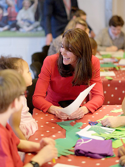 Princess Kate Visits School for Children with Mental Health Issues