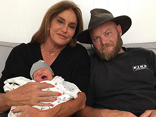 'The First Jenner Boy!' Caitlyn Jenner Cuddles Her Newborn Grandson Bodhi: 'The Name Moves On'