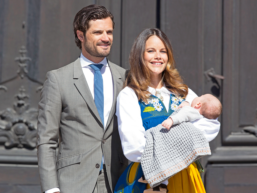 Princess Sofia and Prince Carl Philip Show Off 7-Week-Old Prince Alexander
