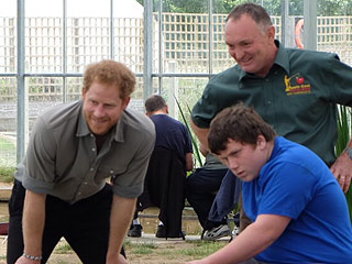 Prince Harry Goes Fishing, Gets Serenaded, Turns Down a Kiss (All in One Outing!)