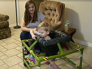 Home Depot Employees Make Special Walker for Disabled 2-Year-Old
