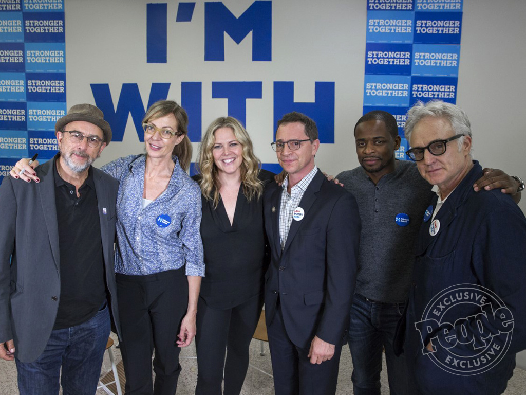 The West Wing Cast Reunites To Campaign For Hillary Clinton