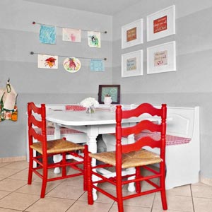 budget remodel after bright breakfast room