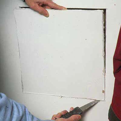 cut out hole