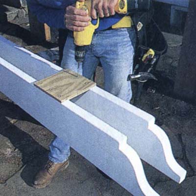 Step 3: Assemble three 2x8 beams
