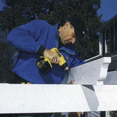Step 5: Lay the rafters to build an arbor