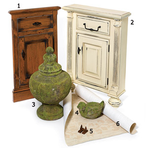 furniture, wallpaper, cabinets