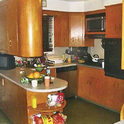 The kitchen design Plan